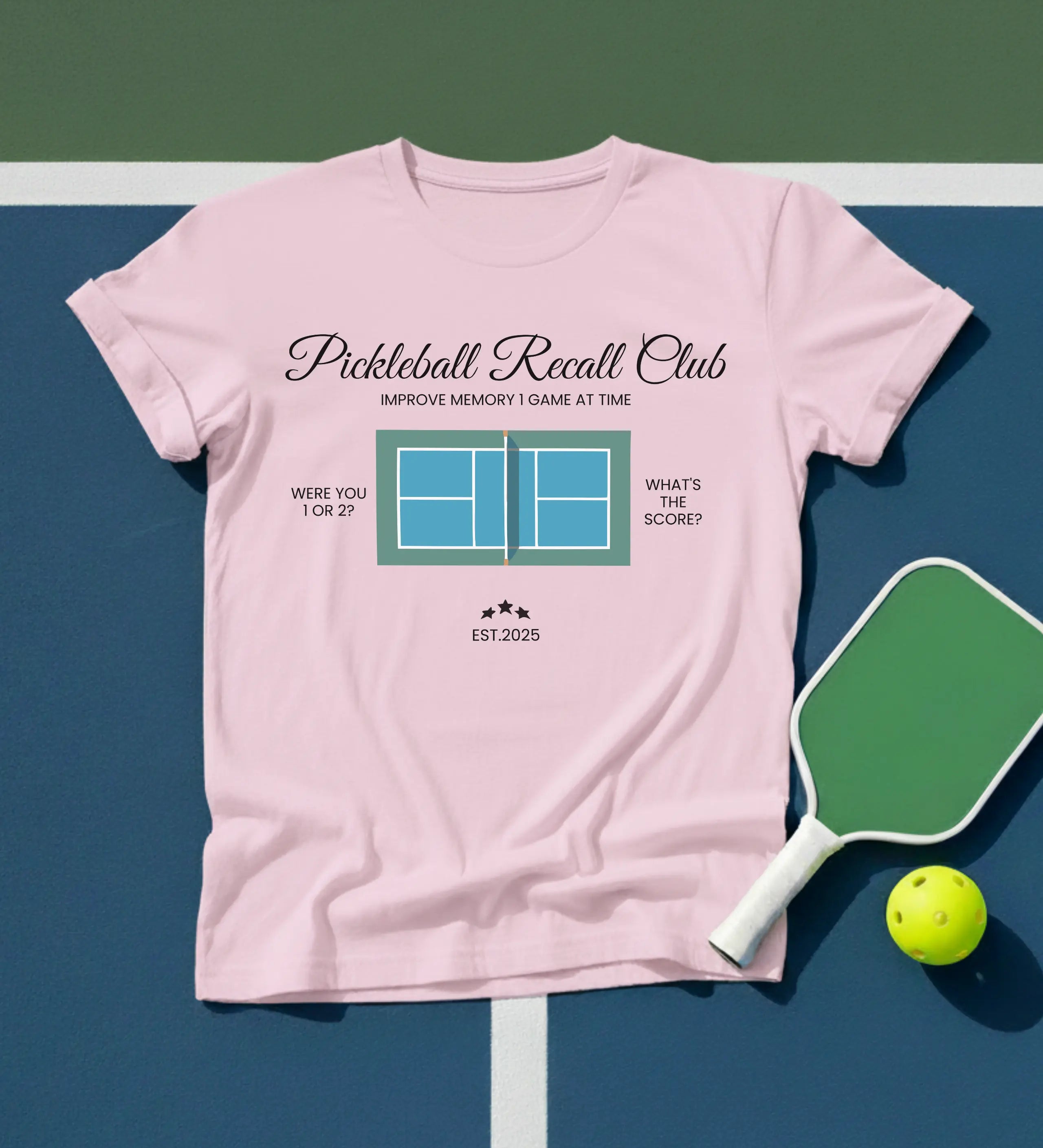 Pickleball Recall Club T-Shirt