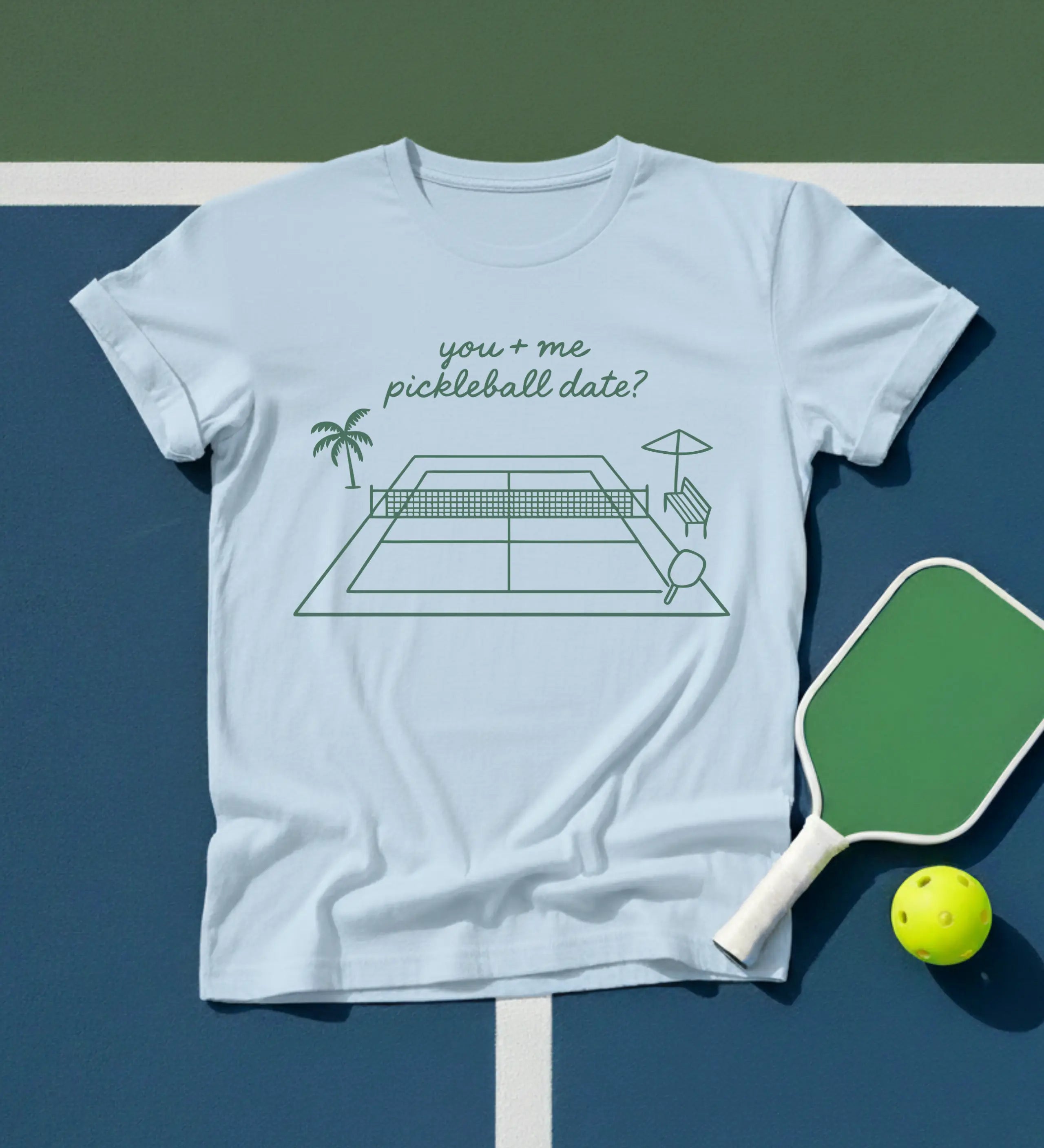 You + Me pickleball date? T-Shirt